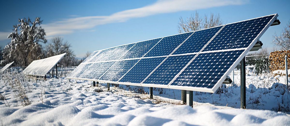 ¿Cómo funcionan los paneles solares en invierno?